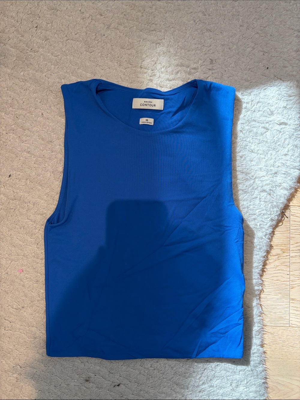 Babaton Cobalt Blue Sleeveless Tank Top